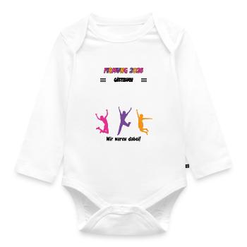 Confirmation 2026 Guestbook Outfit Sacrament Faith - Organic Longsleeve Baby Bodysuit - white - Front