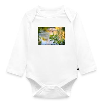 Fabiolous World Goldig - Organic Longsleeve Baby Bodysuit - white - Front