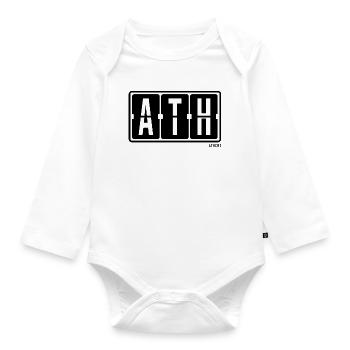 Athen, Athen, T-shirt Athens Souvenir - Body Bébé bio manches longues - blanc - Devant