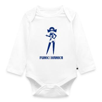 FUNK A HANKA - Organic Longsleeve Baby Bodysuit - white - Front