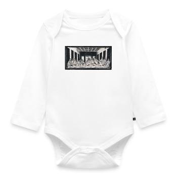 The Last Supper - Organic Longsleeve Baby Bodysuit - white - Front