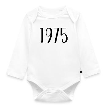 1975 - Baby Bio-Langarm-Body - Weiß - Vorne