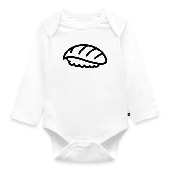 sushi - Organic Longsleeve Baby Bodysuit - white - Front