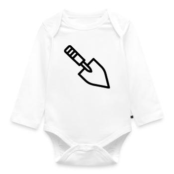 Kelle - Baby Bio-Langarm-Body - Weiß - Vorne