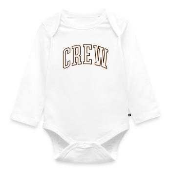 Crew Outline - Organic Longsleeve Baby Bodysuit - white - Front