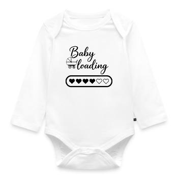 Baby loading - Baby Bio-Langarm-Body - Weiß - Vorne