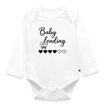 Baby Loading - Baby Bio-Langarm-Body - Weiß - Vorne