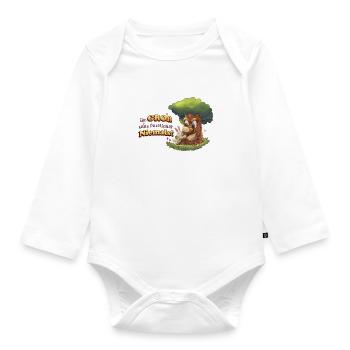 Siggi und der Zauberwald - Kuscheln - Baby Bio-Langarm-Body - Weiß - Vorne