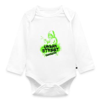 Urban Street Pro Concept Neon - Organic Longsleeve Baby Bodysuit - white - Front