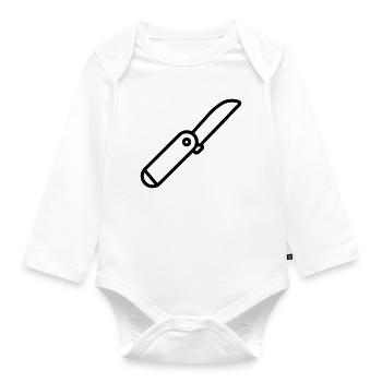 couteau suisse - Body Bébé bio manches longues - blanc - Devant