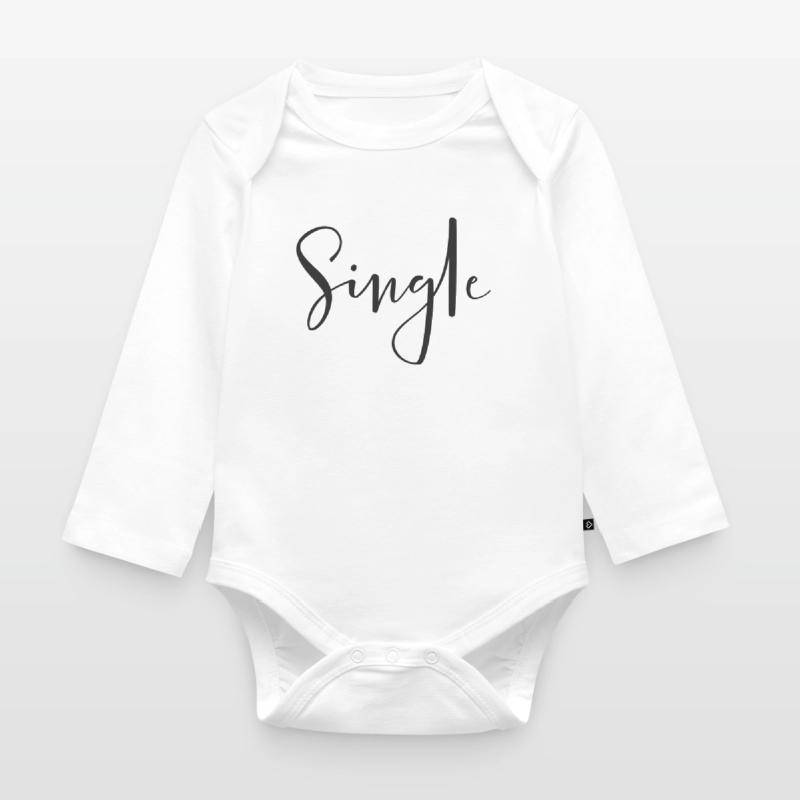 Simple – Conception de texte à déclaration cool Body Bébé bio manches longues