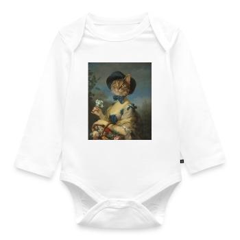 Catleen - Organic Longsleeve Baby Bodysuit - white - Front