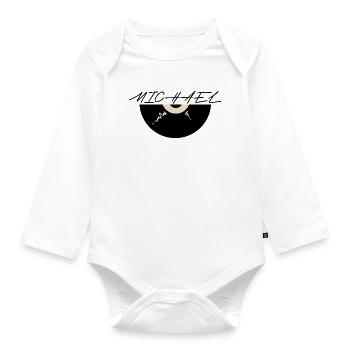 Michael - Baby Bio-Langarm-Body - Weiß - Vorne