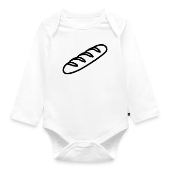 wand - Organic Longsleeve Baby Bodysuit - white - Front