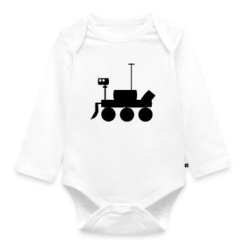 Véhicule Mars Explorer - Body Bébé bio manches longues - blanc - Devant