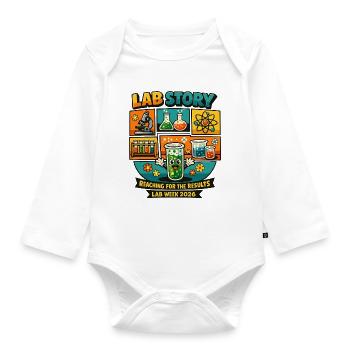 Lab Story Lab Week 2026 - Organic Longsleeve Baby Bodysuit - white - Front