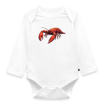 Hummer - Baby Bio-Langarm-Body - Weiß - Vorne