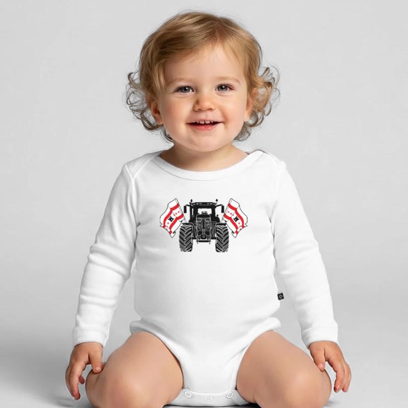 Drenthe_Tractor_Pride Baby Bio-Langarm-Body
