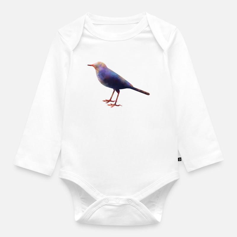 Schafstelze - Baby Bio-Langarm-Body - Weiß