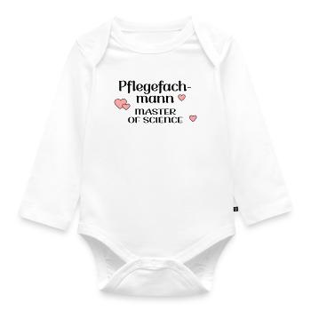 STUDIUM PFLEGE PFLEGEFACHMANN - Baby Bio-Langarm-Body - Weiß - Vorne