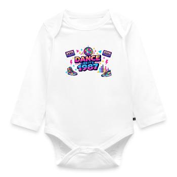 Tanze wie 1987 - Baby Bio-Langarm-Body - Weiß - Vorne
