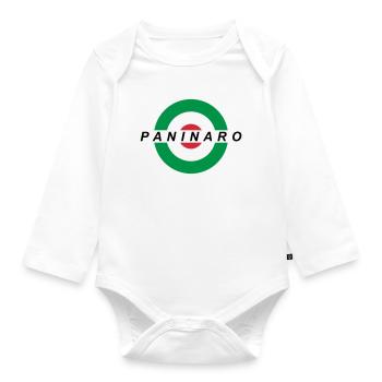 Paninaro - Baby Bio-Langarm-Body - Weiß - Vorne
