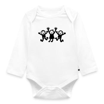 Kinder Freude - Baby Bio-Langarm-Body - Weiß - Vorne