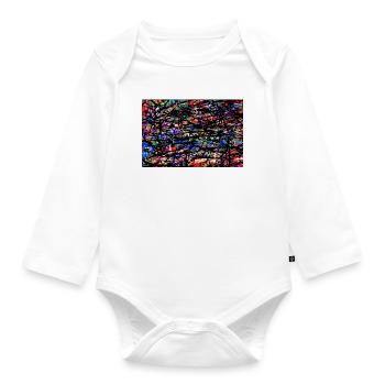 krishunjgh - Baby Bio-Langarm-Body - Weiß - Vorne