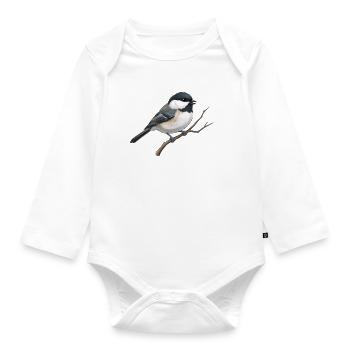 Fir - Organic Longsleeve Baby Bodysuit - white - Front