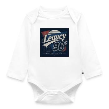 Legacy 96 Retro Athletics - Organic Longsleeve Baby Bodysuit - white - Front