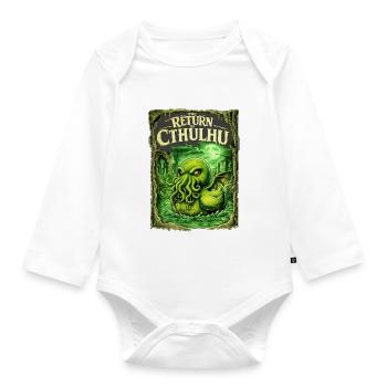 Return of Cthulhu - Organic Longsleeve Baby Bodysuit - white - Front