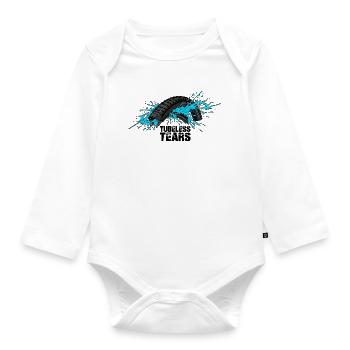 Tire Splash Tubeless Tears - Organic Longsleeve Baby Bodysuit - white - Front