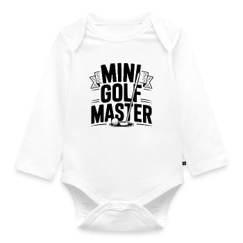 Golf Master - Organic Longsleeve Baby Bodysuit - white - Front