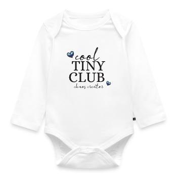 Cool Tiny Club - Organic Longsleeve Baby Bodysuit - white - Front