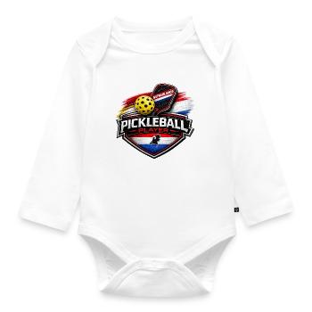 Netherlands - Organic Longsleeve Baby Bodysuit - white - Front