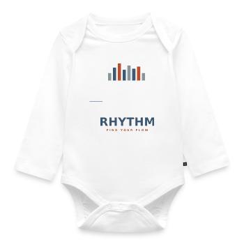 rhythm_design - Baby Bio-Langarm-Body - Weiß - Vorne