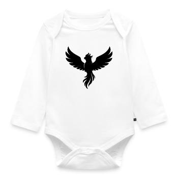 Phoenix - Organic Longsleeve Baby Bodysuit - white - Front