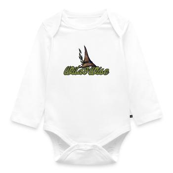 Wild & Wise Nature Crest - Organic Longsleeve Baby Bodysuit - white - Front
