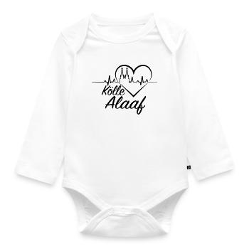 Kölle Alaaf - Baby Bio-Langarm-Body - Weiß - Vorne