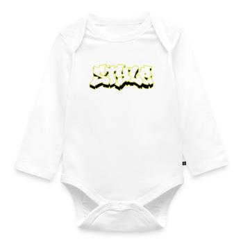 Style Grafiti - Baby Bio-Langarm-Body - Weiß - Vorne