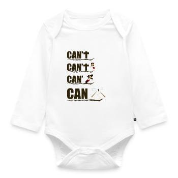 Jesus Christ - Organic Longsleeve Baby Bodysuit - white - Front