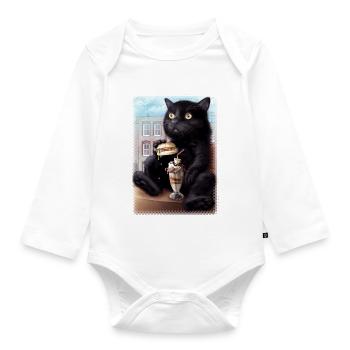 CAESAR 2019 - Organic Longsleeve Baby Bodysuit - white - Front