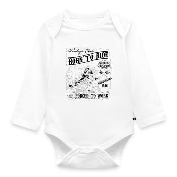 Motorcycle Motorcycle Biker Motorcyclist Gift - Organic Longsleeve Baby Bodysuit - white - Front