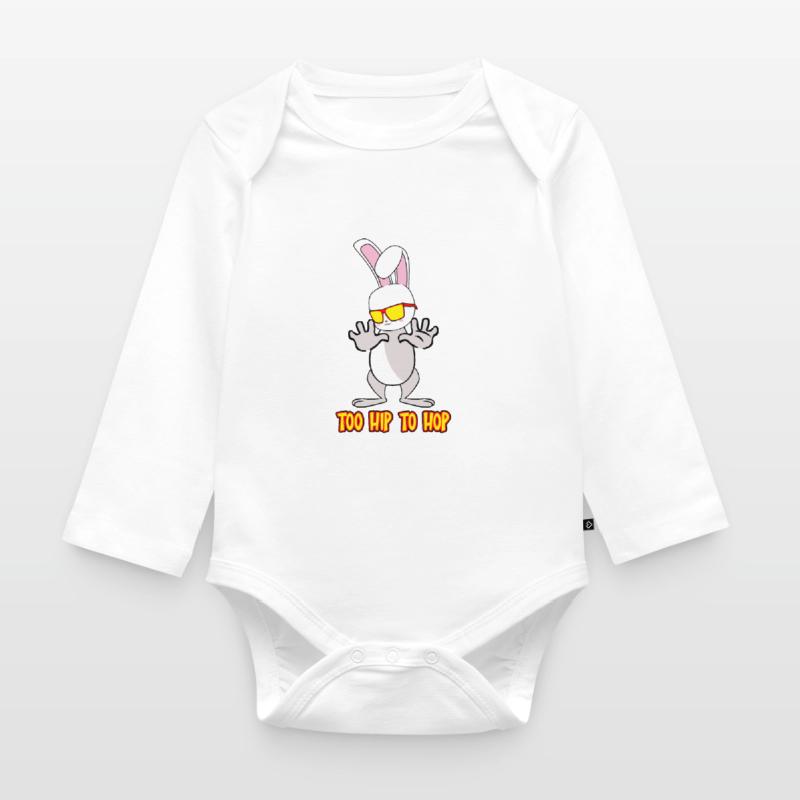 Easter Easter Easter Easter Organic Longsleeve Baby Bodysuit