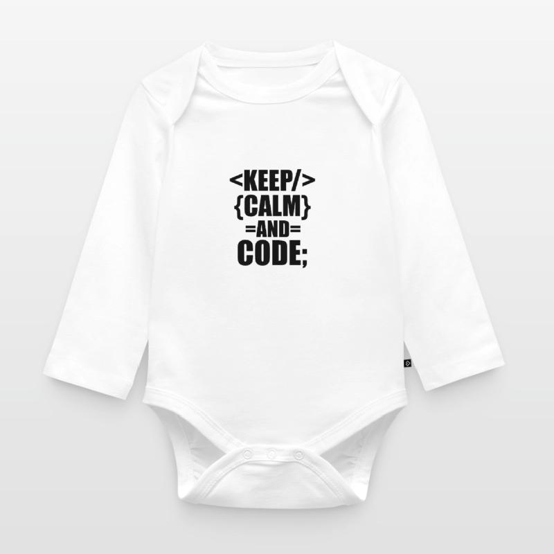 Software developer Organic Longsleeve Baby Bodysuit