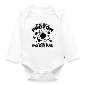 Chemist - Organic Longsleeve Baby Bodysuit - white - Front