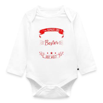 Elektriker Elektroniker Elektronik · 100% Geprüft - Baby Bio-Langarm-Body - Weiß - Vorne