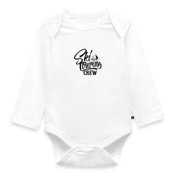 Tour Ski touring Ski touring Ski Ski mountaineering - Organic Longsleeve Baby Bodysuit - white - Front