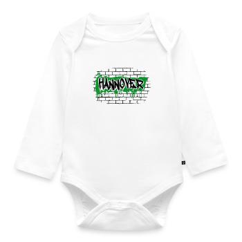 Hannover - Baby Bio-Langarm-Body - Weiß - Vorne
