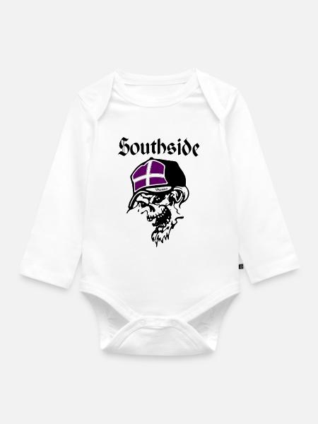 Southside Vienna - Baby Bio-Langarm-Body - Weiß
